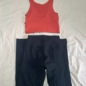 Lululemon lot size 4 leggings and top